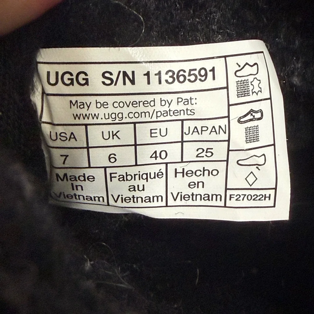UGG Neumel LTA Camo Dark Blue Black Puffer Boots 1136591 Mens 7 Womens 9